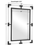 Balkan Black Iron Mirror