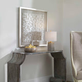 Roxas Silver/White Capiz Shell Shadow Box