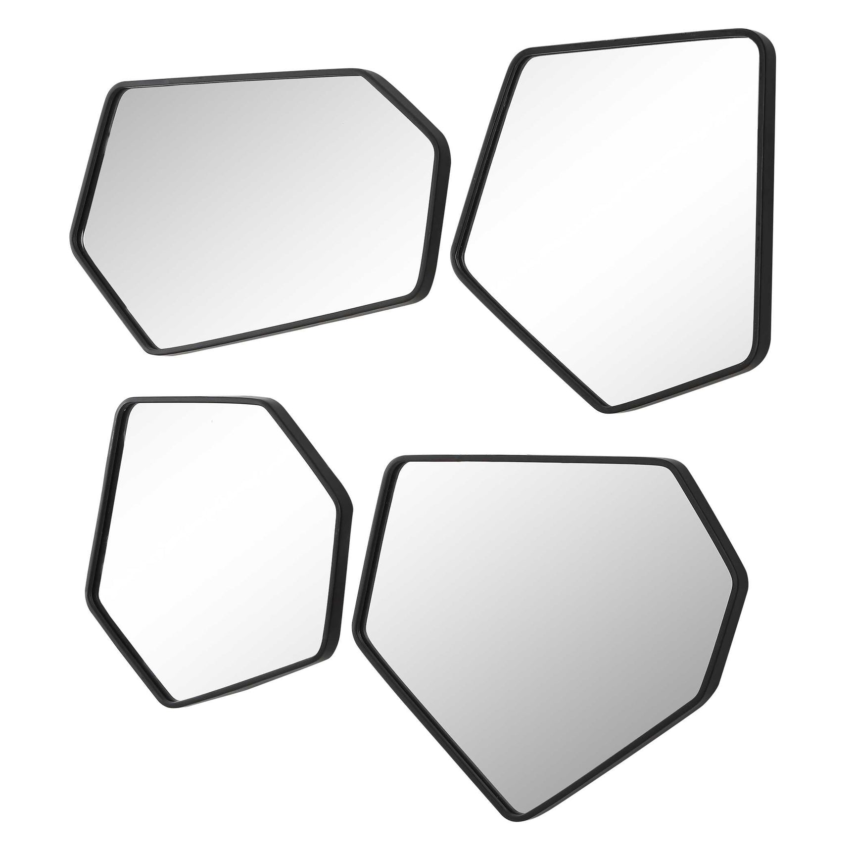 Linneah Black Mirrors (Set of 4)