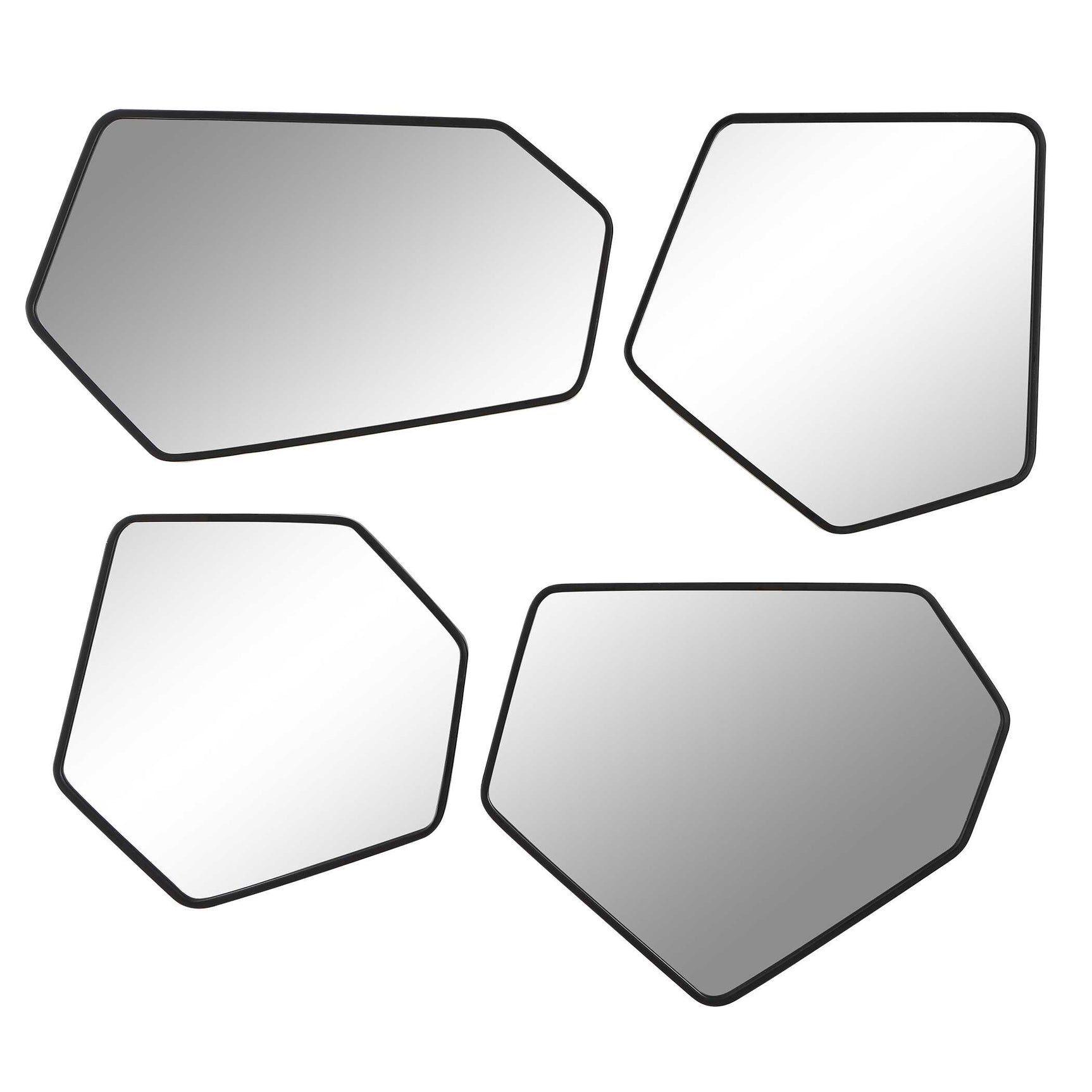 Linneah Black Mirrors (Set of 4)