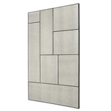 Puzzle Piece Black Oversized Mirror