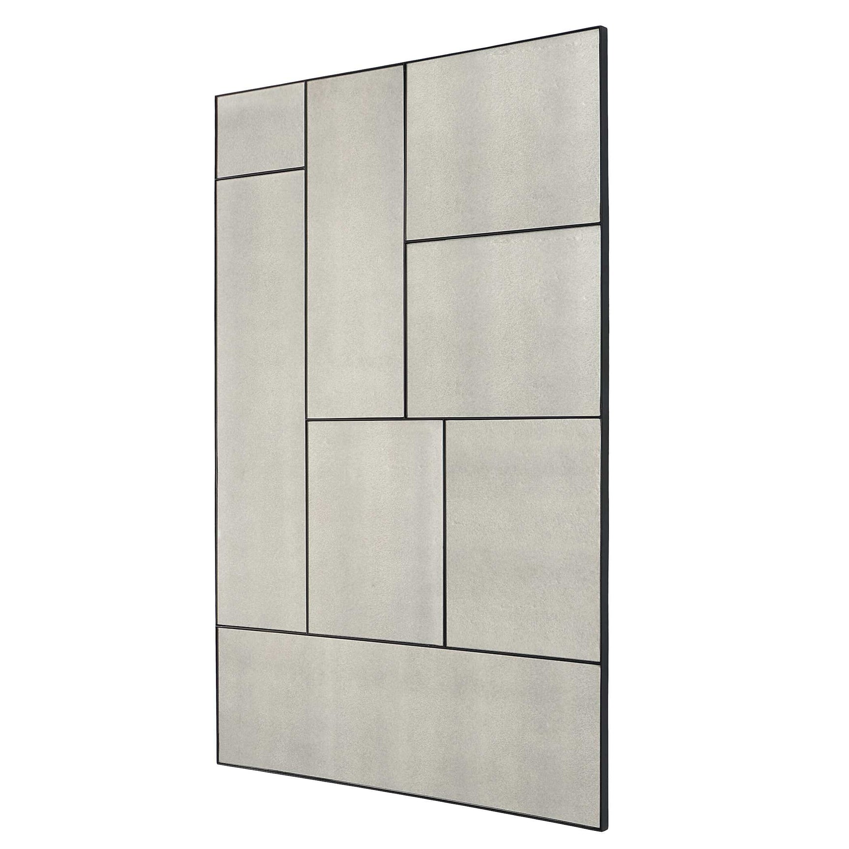 Puzzle Piece Black Oversized Mirror