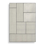 Puzzle Piece Black Oversized Mirror