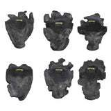 Self-Portrait Black/Gray Metallic Wall Decor (Set of 6)