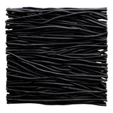 Gathered Teak Black Square Wood Wall Decor