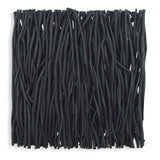 Gathered Teak Black Square Wood Wall Decor