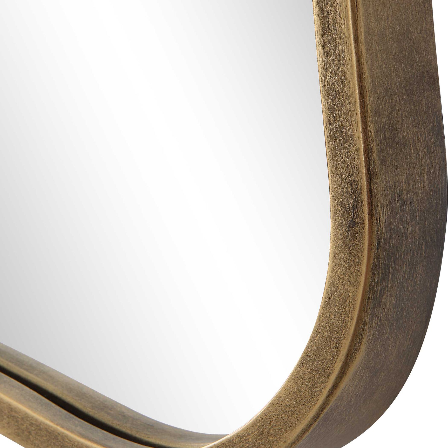 Pavia Gold Curvy Vanity Mirror