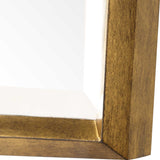 On Point Gold Wood Dressing Mirror