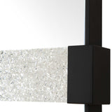 Stratton Black Modern Dressing Mirror