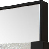 Stratton Black Modern Dressing Mirror