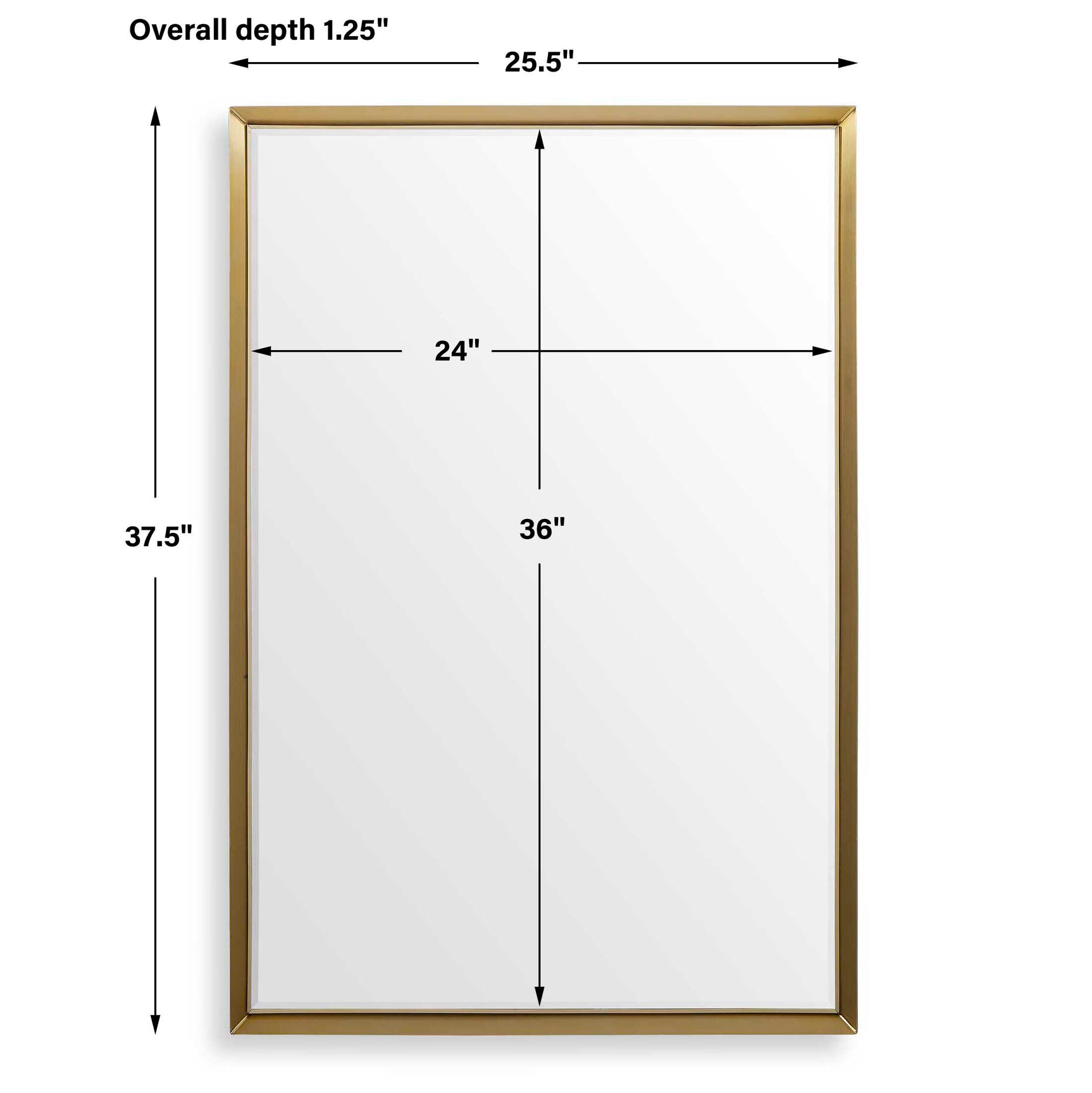 Heisler Brass Mirror
