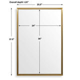 Heisler Brass Mirror