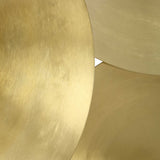 Cymbalic Brass Round Wall Art (Set of 3)