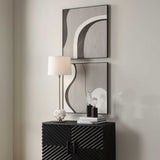 Joel Brown/Gray Modern Wood Wall Art (Set of 2)