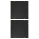 Joel Brown/Gray Modern Wood Wall Art (Set of 2)