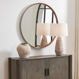 Torrado Bronze Round Mirror