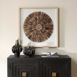 Tiger Sea Urchin Brown Shadow Box