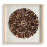 Tiger Sea Urchin Brown Shadow Box