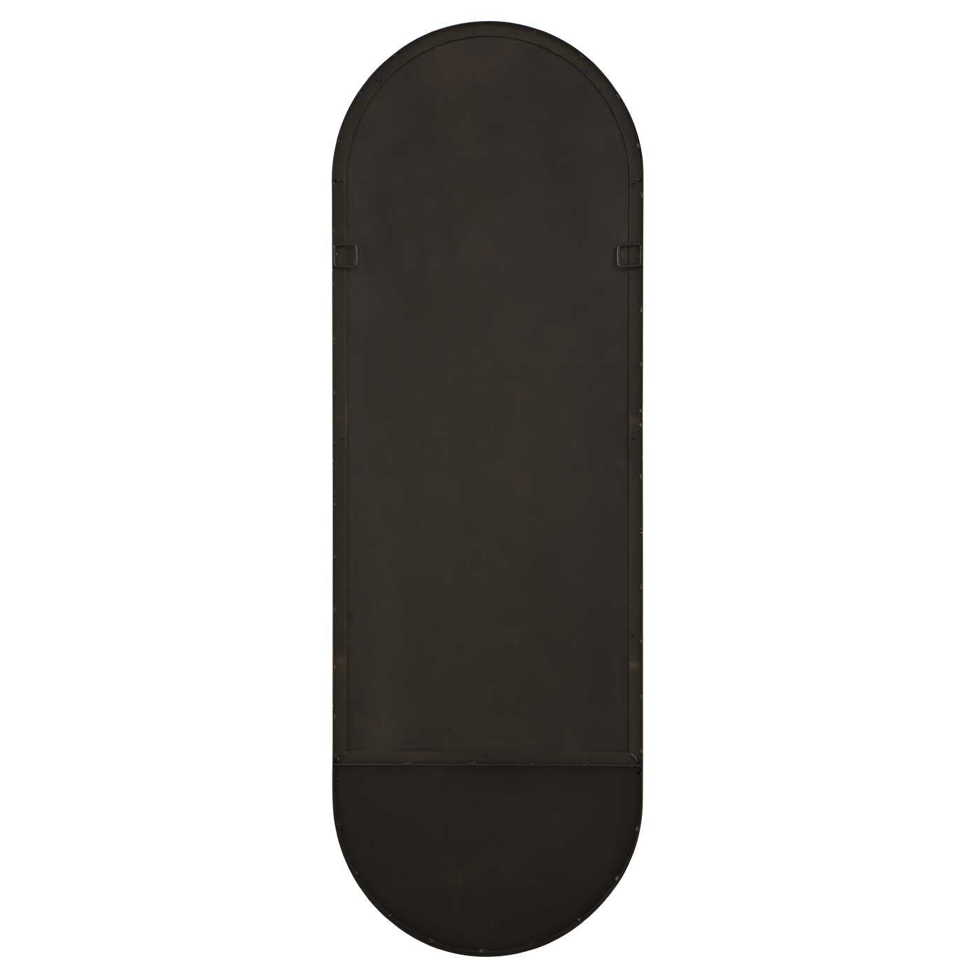 Russo Bronze/Brown/Gold Travertine Tall Oval Mirror