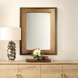 Around The Bend Golden Bronze Mirror
