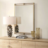 Ripoll Antique Brass Mirror