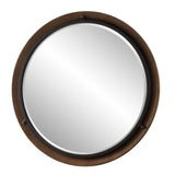 Porthole Bronze Round Mirror