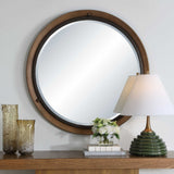 Porthole Bronze Round Mirror