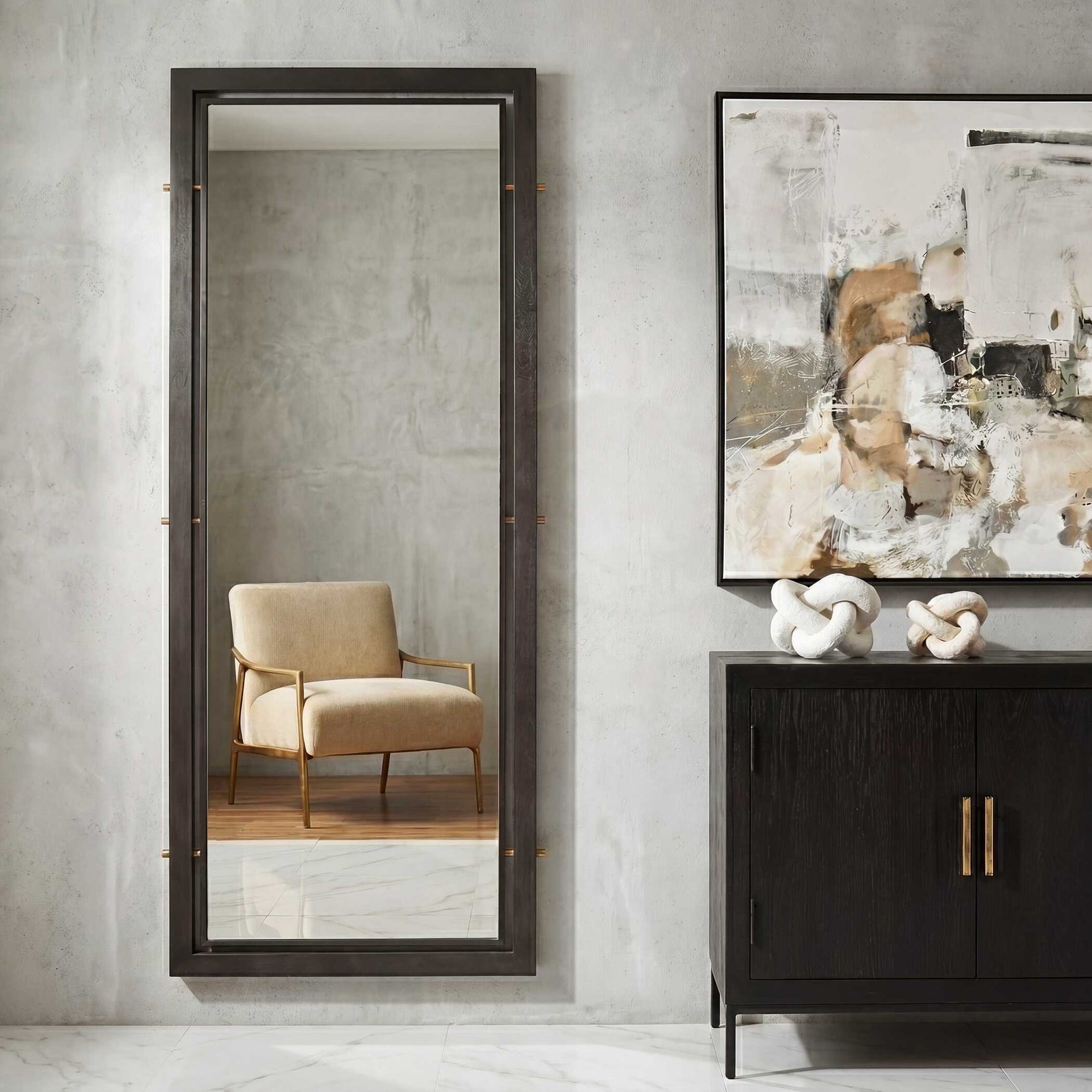 Westley Bronze Tall Mirror