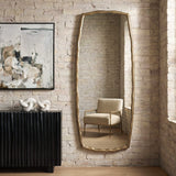 Adair Antique Brass Tall Mirror