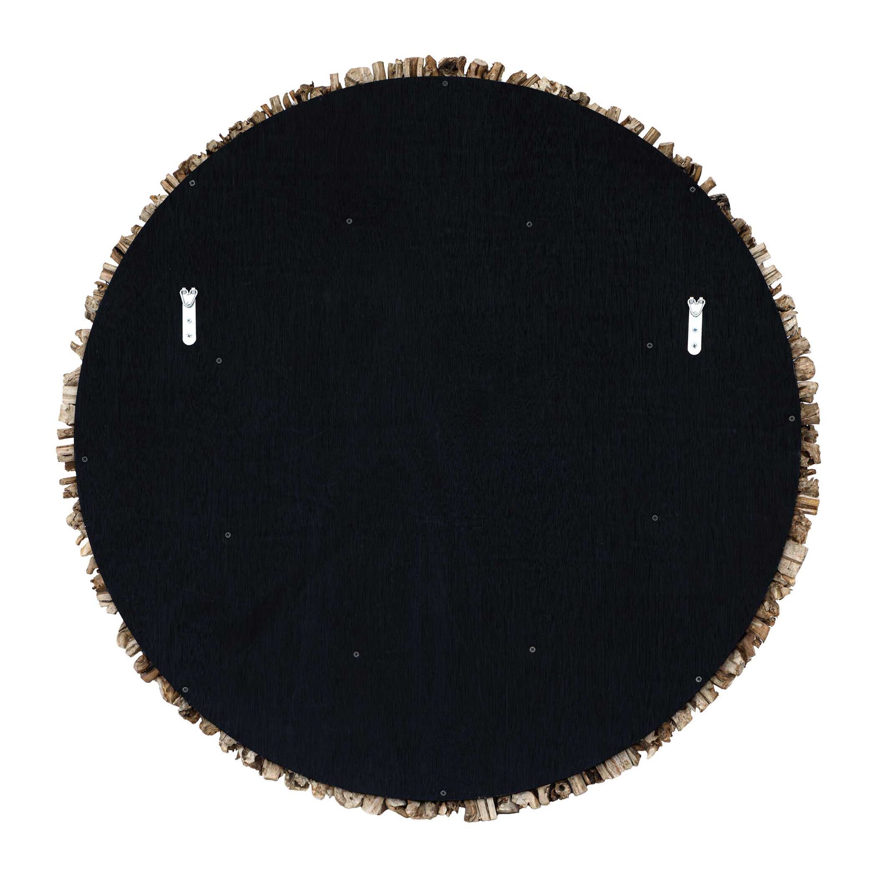 Rossetti Woodtone Round Interwoven Wood Mirror