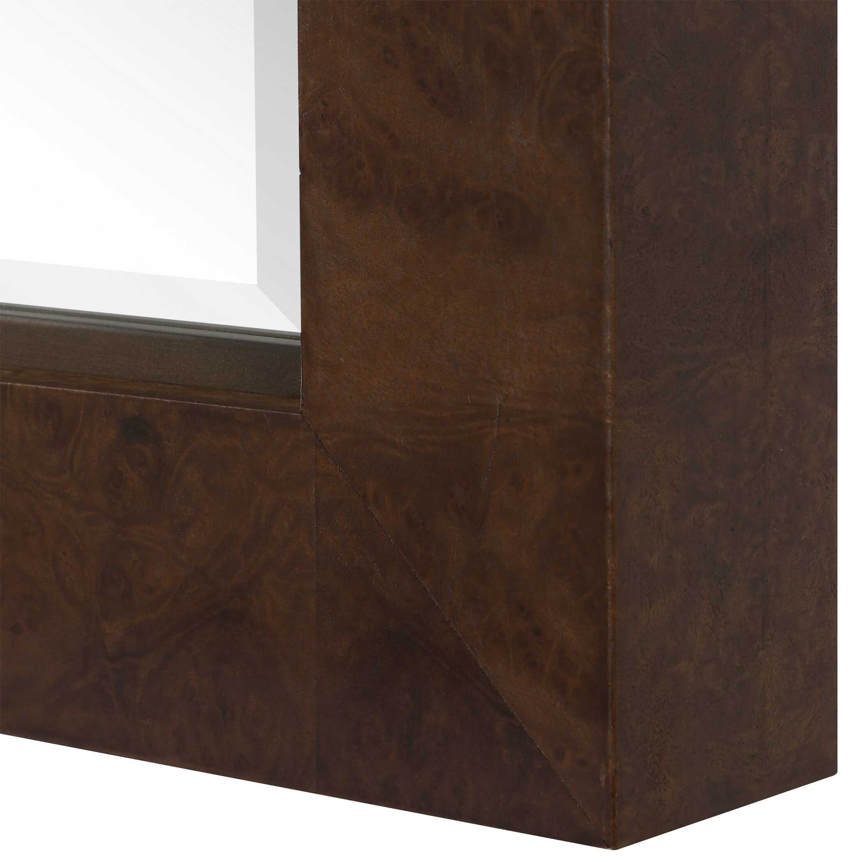 Durant Brown/Woodtone Tall Wood Mirror