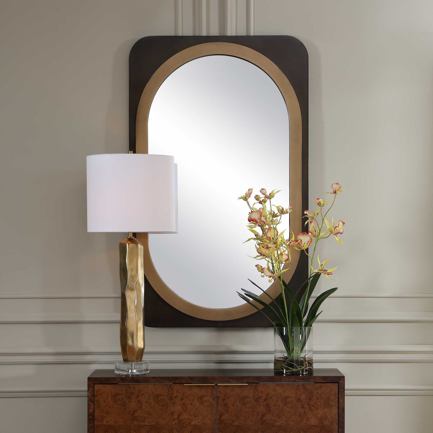 Condesa Bronze/Gold Mirror