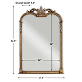 Jacqueline Gold Vanity Mirror