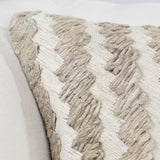 ML Burrows Ivory Multi 18x18 Throw Pillow (Set of 2) - Ornate Home