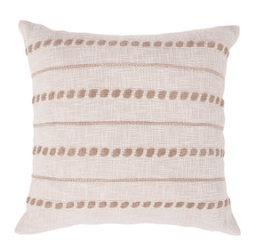 ML Lago Ivory/Natural 22x22 Throw Pillow (Set of 2) - Ornate Home
