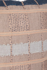 ML Stratton Natural/Blue Multi Multiple Sizes Throw Pillow (Set of 2) - Ornate Home