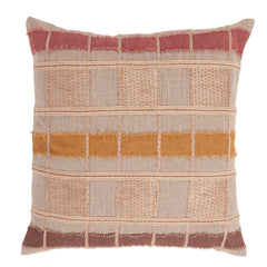 ML Stratton Natural/Clay Multi Multiple Sizes Throw Pillow (Set of 2) - Ornate Home