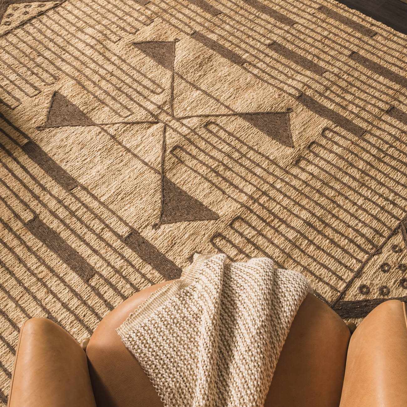Millis Hand Knotted Jute Area Rug - Clearance