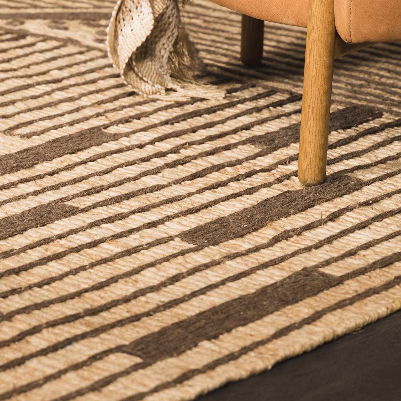 Millis Hand Knotted Jute Area Rug - Clearance