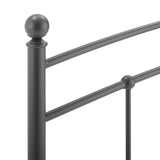 Abigail Gray Metal King Headboard