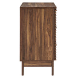 Render Walnut Large 3-Drawer Nightstand