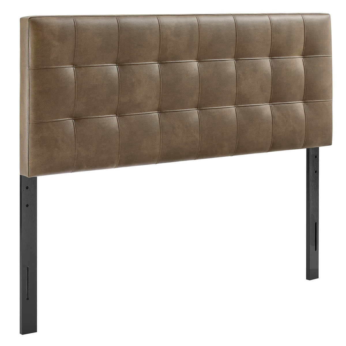 Lily Mushroom Vegan Leather King Size Headboard - Ornate Home