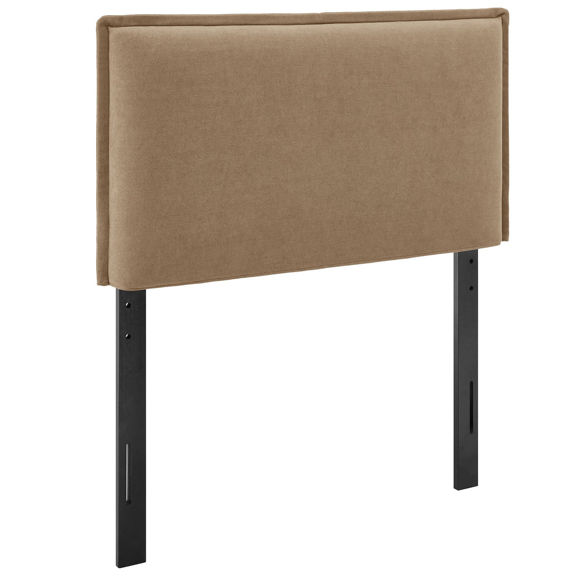 Camille Almond Upholstered Linen Blend Twin Size Headboard - Ornate Home