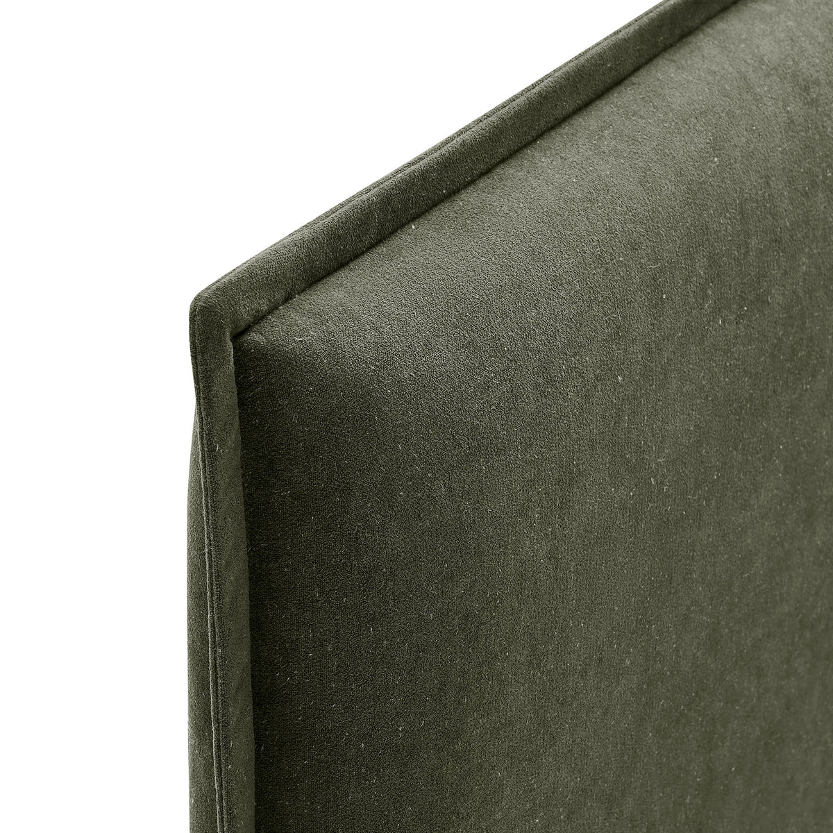 Camille Sage Upholstered Linen Blend Twin Size Headboard - Ornate Home