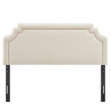 Magnolia Alabaster/Pink Stain-Resistant Performance Velvet King Size Headboard - Ornate Home