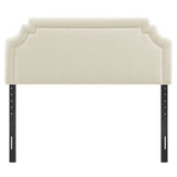 Magnolia Ecru Upholstered Fabric Full Size Headboard - Ornate Home