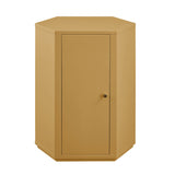 Kade Mustard Faceted Semi-Gloss Side Table