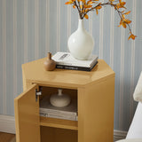 Kade Mustard Faceted Semi-Gloss Side Table