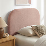 Keynote Blush Twin Fabric Upholstered Storage Platform Bed Frame - Ornate Home