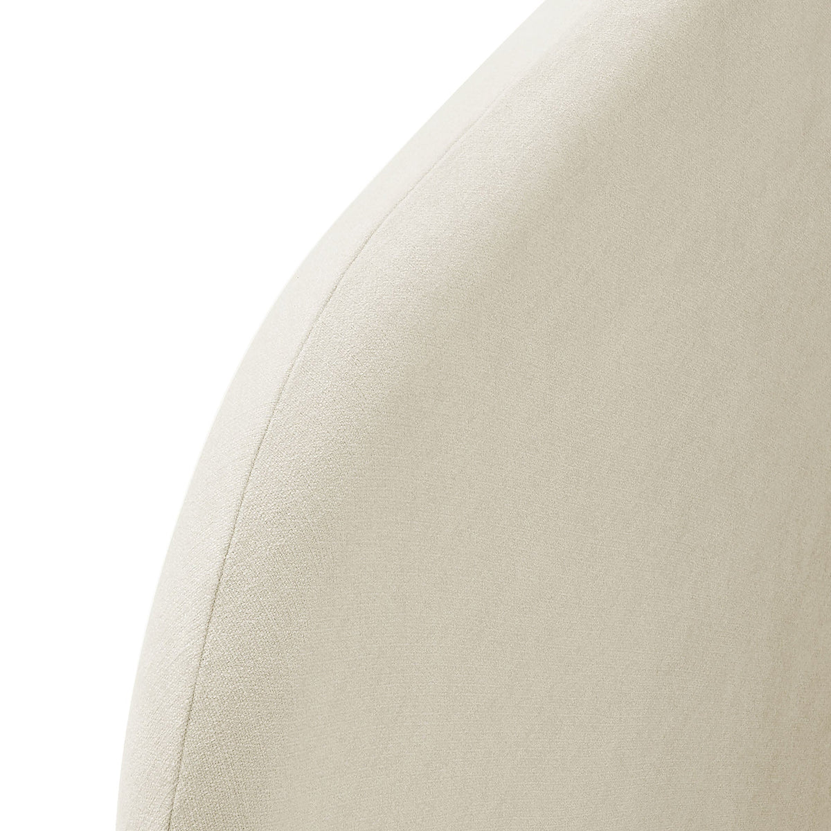 Keynote Ecru King Size Upholstered Fabric Headboard